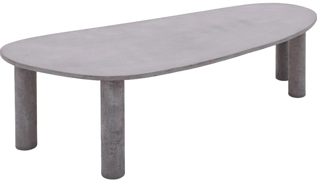 Goossens Eettafel Stone, Organisch 280 x 120 cm