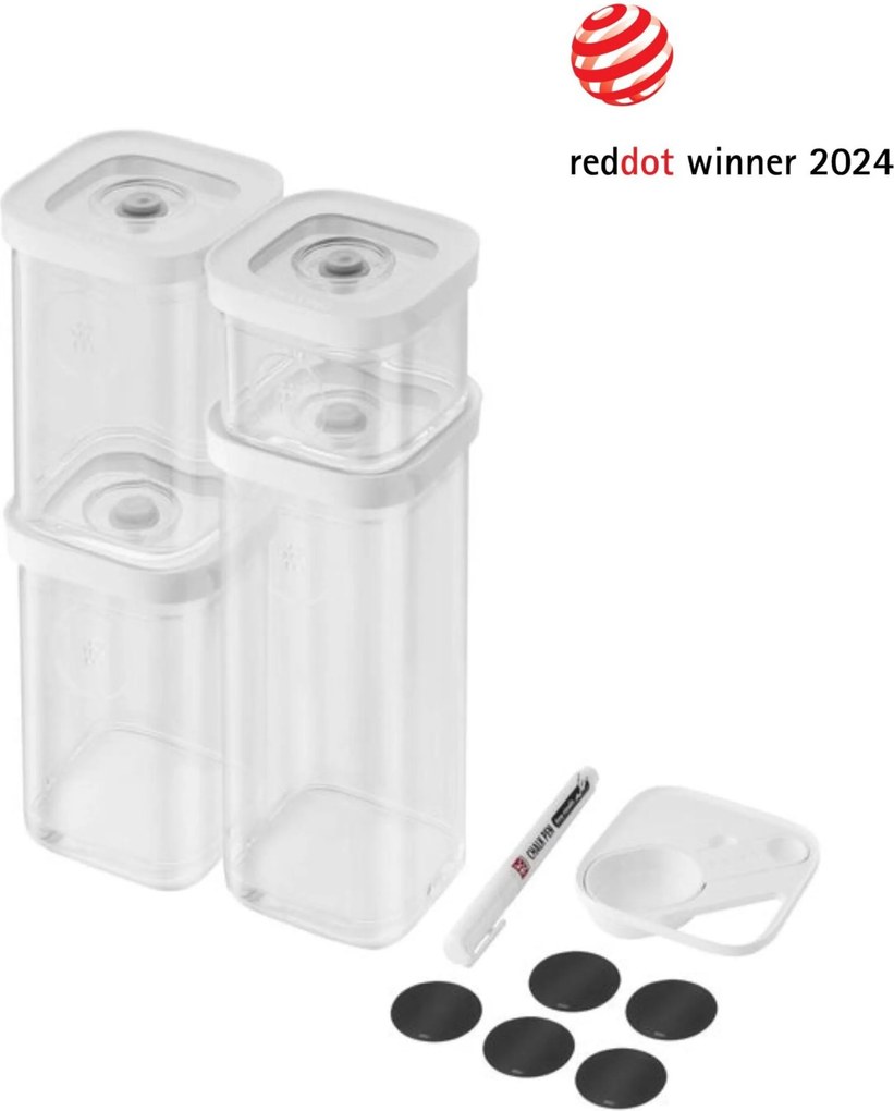 ZWILLING Fresh&amp;Save CUBE CUBE-set, S / 6-delig, transparant-wit - Fresh&amp;Save CUBE - ZWILLING
