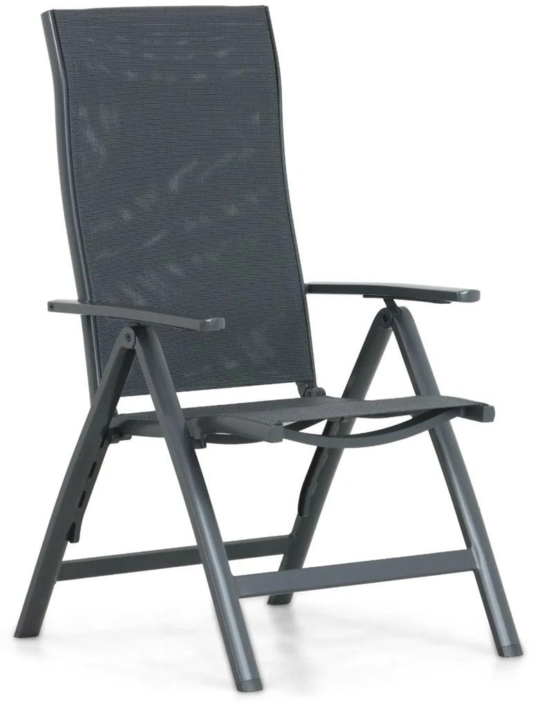 Tuinset 4 personen 180 cm Aluminium/textileen Grijs Hartman Sitges/Mateo