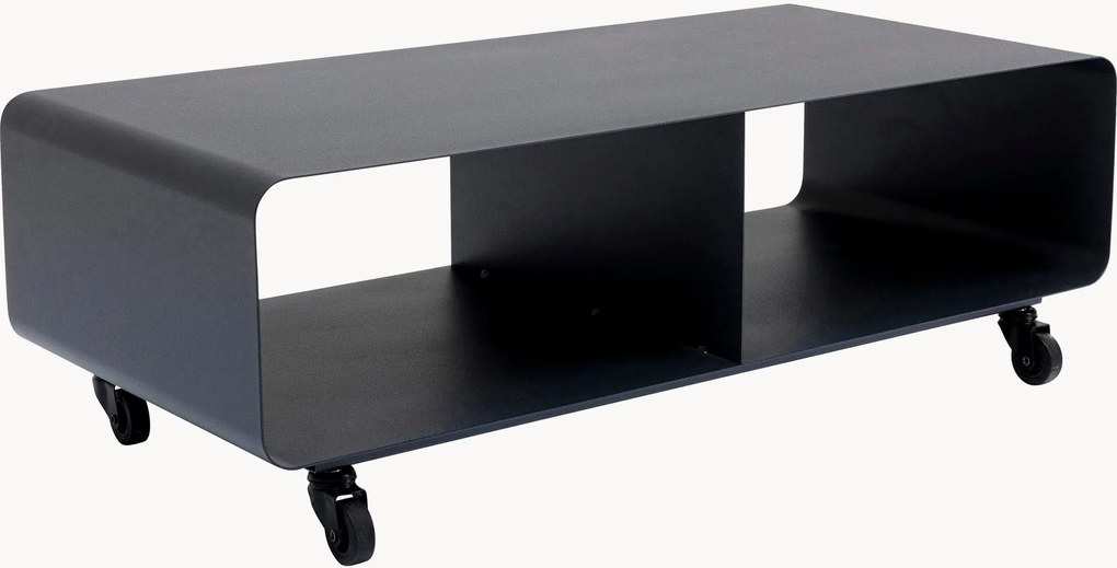 Metalen tv-meubel Lounge M met wielen