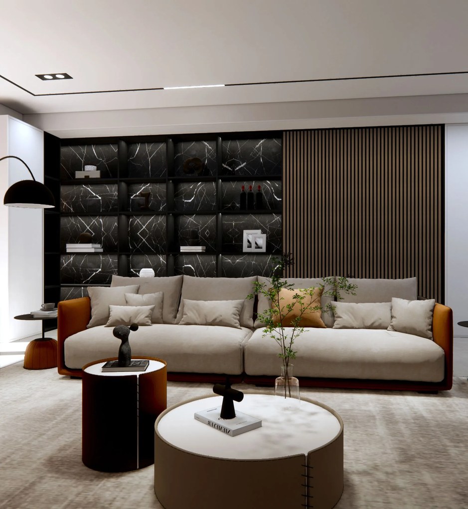 AkuPanel 240 cm Donker Walnoot   - Akoestische panelen