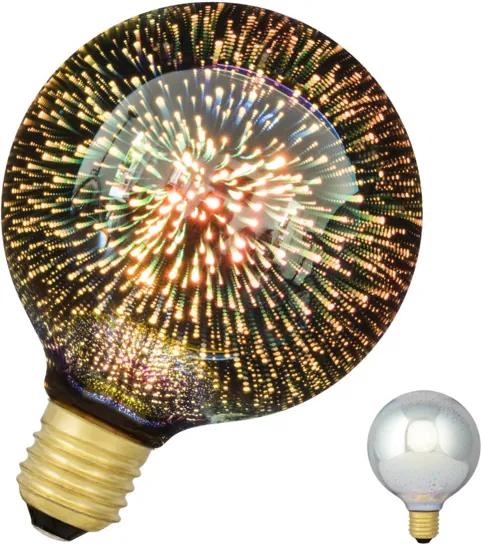Bailey LED Magic Globe G95 E27 4.5W Fireworks 3D-effect Vuurwerk Spiegel coating 40lm 230V-240V 360D 95x136mm 80100040410