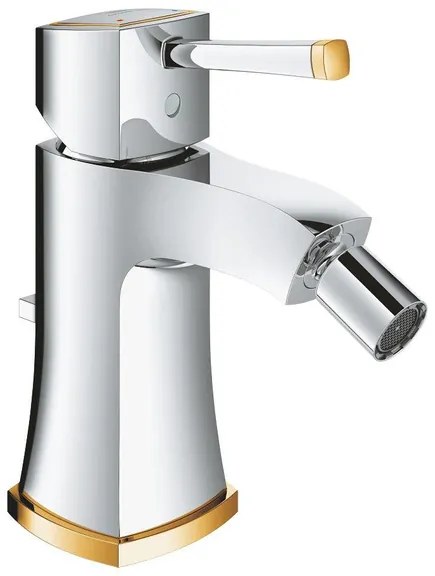 Grohe Grandera bidetkraan m/waste chroom/goud 24372ig0