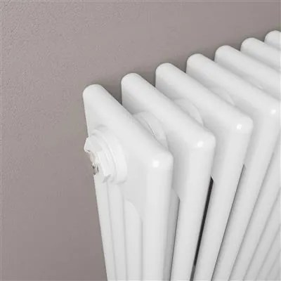 Eastbrook Rivassa 4 koloms radiator 60x60cm staal 1255W wit glans