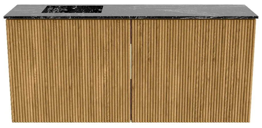 Mondiaz Joya DLux 90cm toiletmeubel oak met wastafel faye links 1 kraangat lava