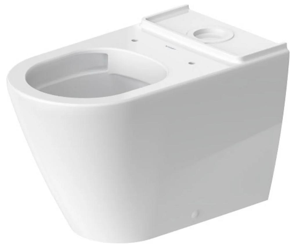 Toilet Duravit D-Neo WonderGliss Staand Voor Reservoir Rimless Diepspoel 65 cm Hoogglans Wit