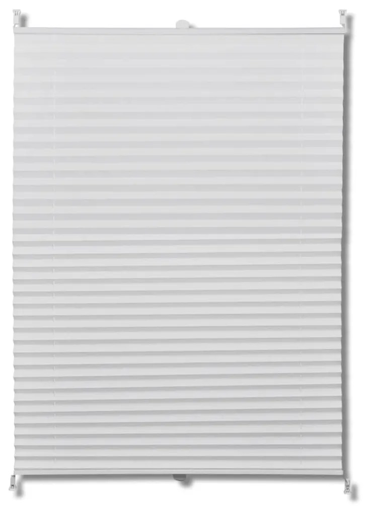 vidaXL Plisséjaloezie 60x200 cm wit