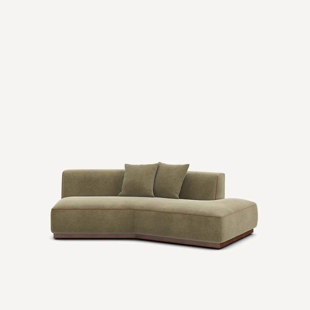 Rechter halve zetel in linnen fluweel, JACOPO