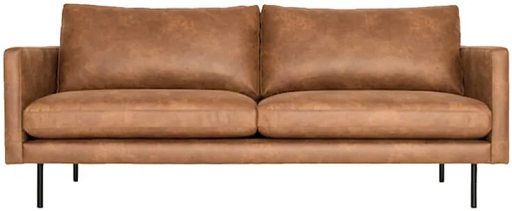 3-zits bank Violet | leer Colorado cognac 03 | 1,96 mtr breed