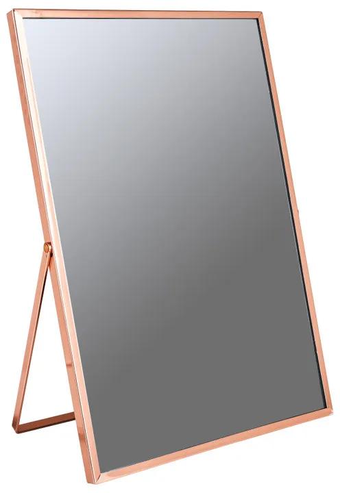 Make-up spiegeltje - koper - 20x30 cm