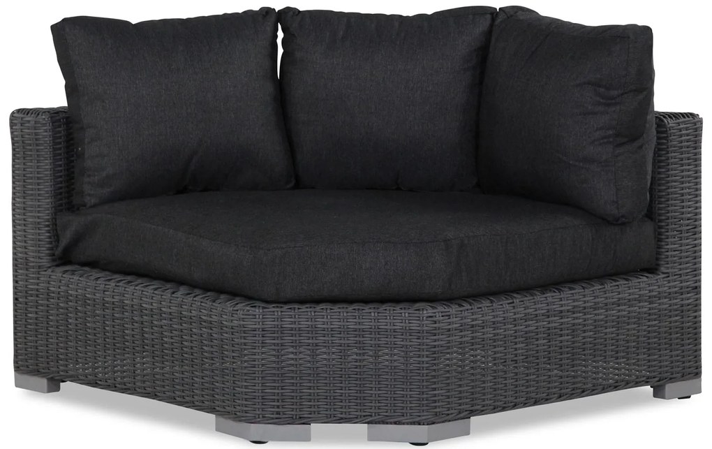 Hoek loungeset 6 personen Wicker Grijs  Garden Collections Toronto/Zaga