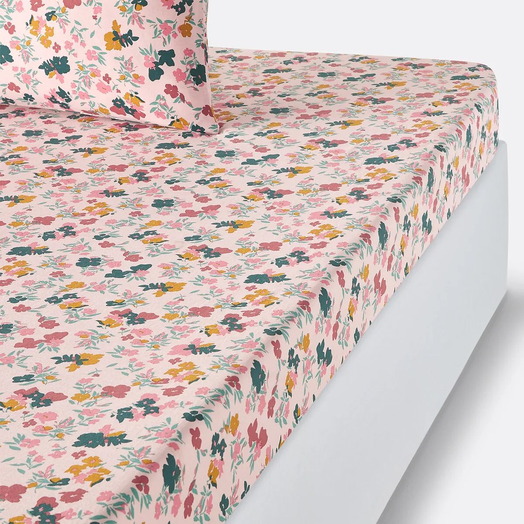 Hoeslaken in gewassen katoen, Callas