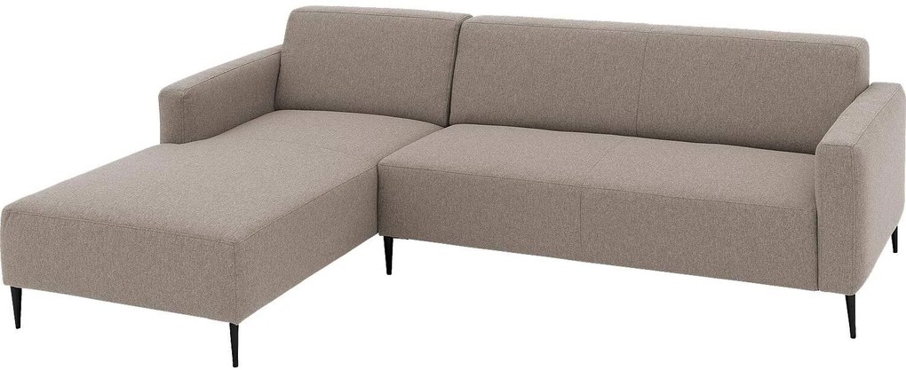 Goossens  Key West grijs, stof, 2,5-zits, modern design