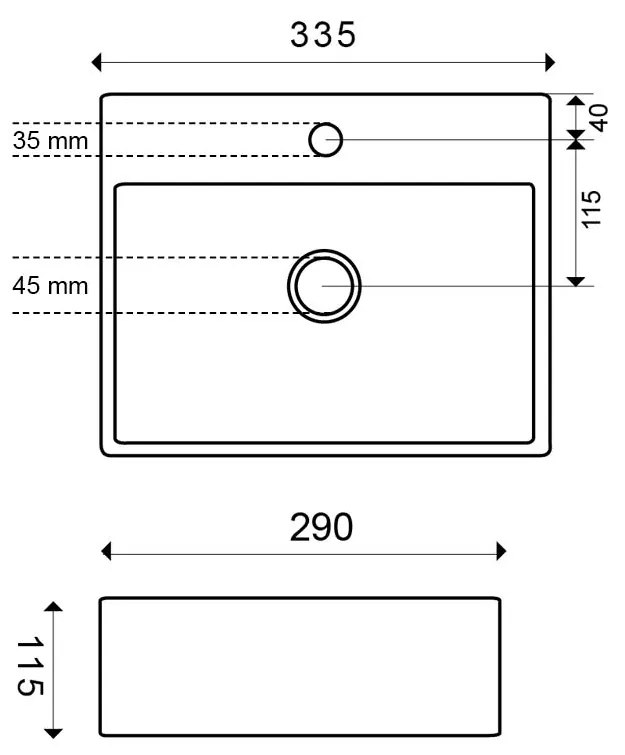 Mueller Dot fontein 320x290x110cm wit