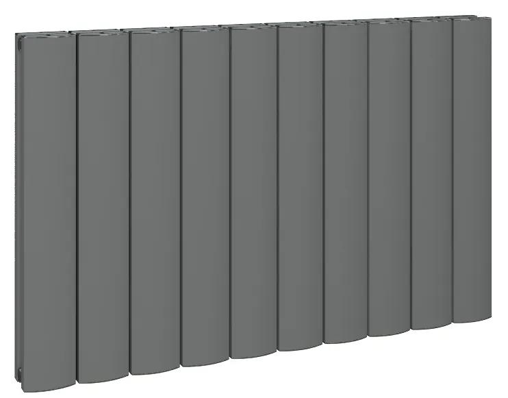 Eastbrook Guardia horizontale aluminium radiator 60x66cm Antraciet 1120 watt