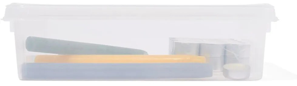 HEMA Opbergbox 8L Madrid Transparant 40x30x12 (transparant)