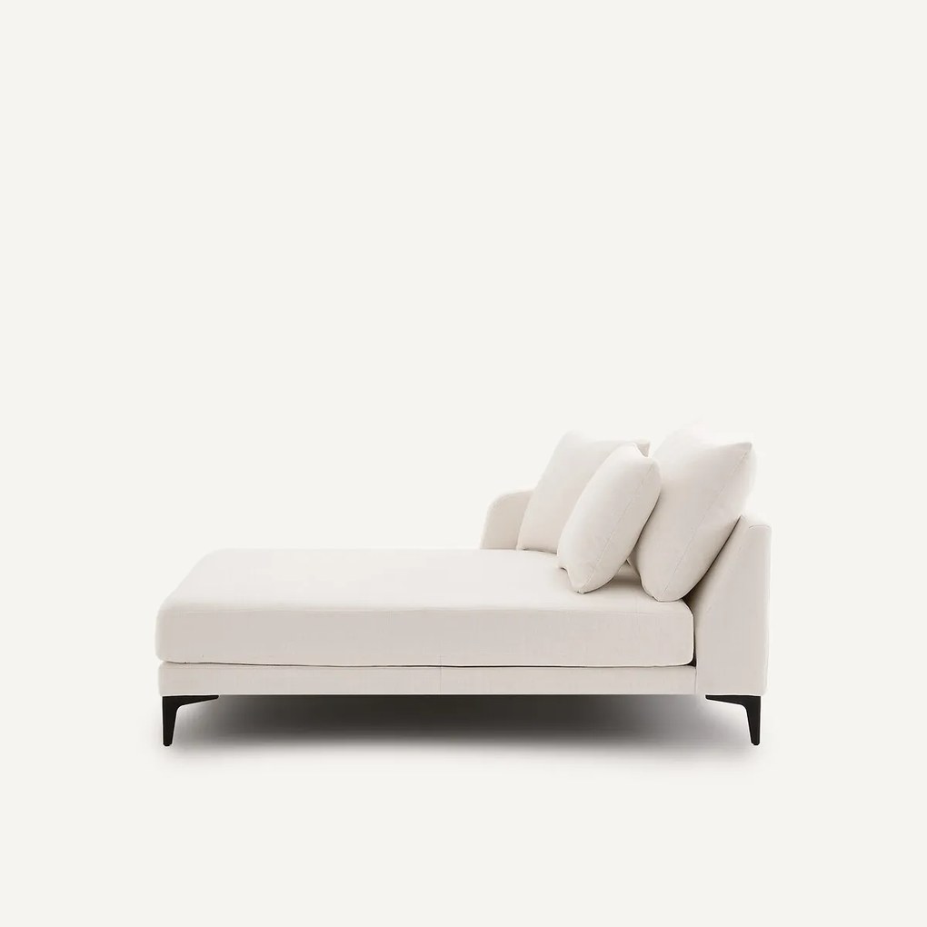 Longchair van polyester canvas, MODERNISTE, ontwerp Emmanuel Gallina