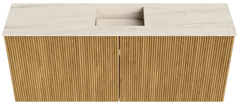 Mondiaz Joya DLux 100cm toiletmeubel oak met wastafel faye midden 1 kraangat meli