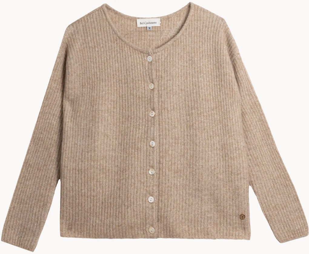 Dames cashmere cardigan Camille met zijde blend