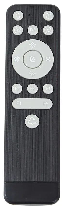 Plafondventilator wit 48.5cm incl. LED dimbaar in Kelvin met afstandsbediening - Clemo