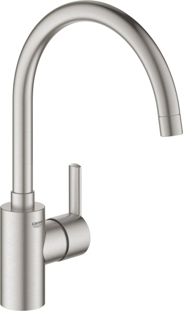 Grohe QuickFix Feel keukenmengkraan met draaibare uitloop RVS