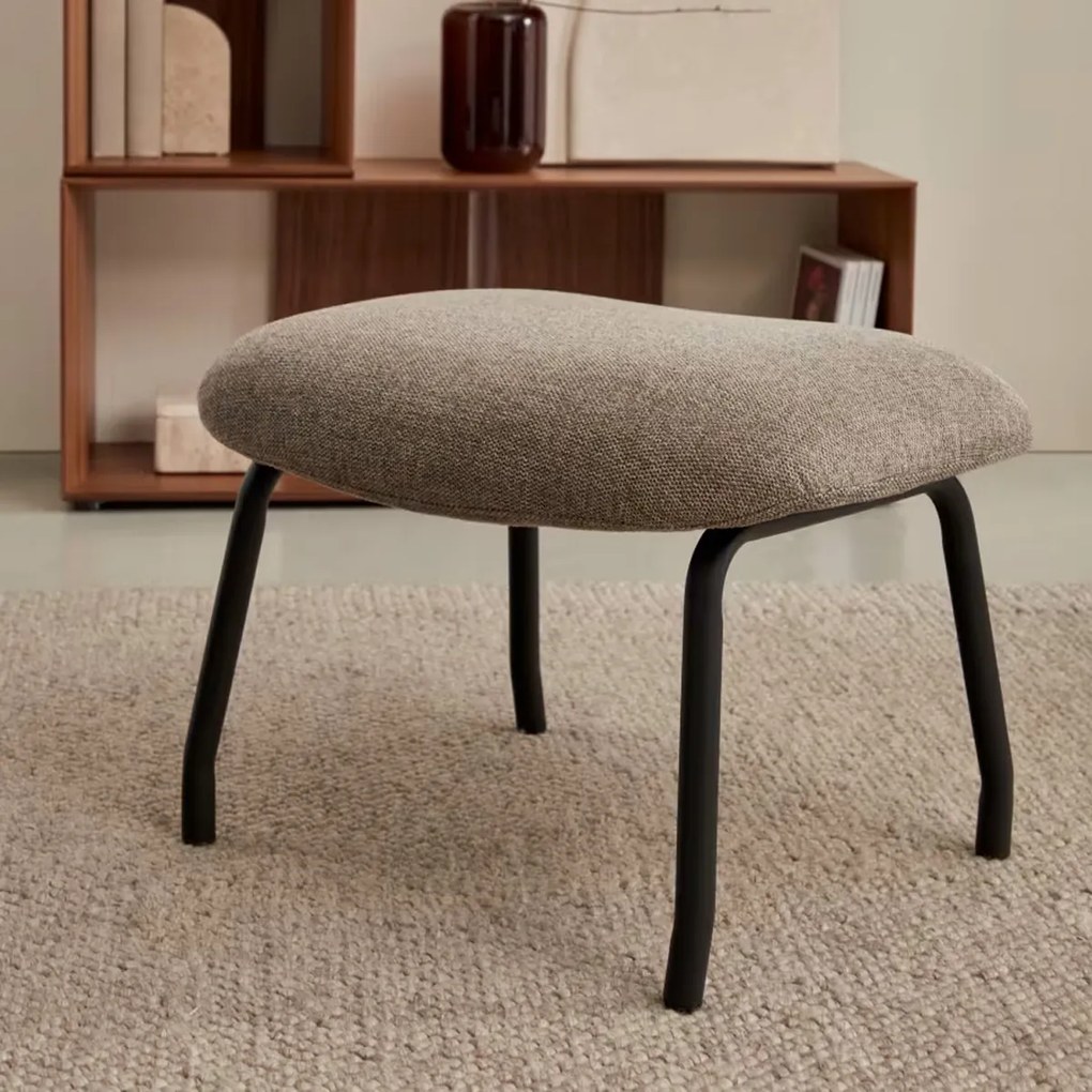 Kave Home Belina Moderne Hocker Lichtbruin