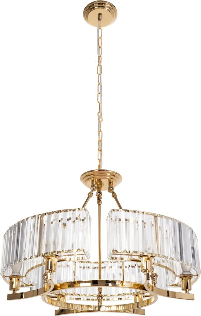 Hanglamp met APP789-6C-kristallen