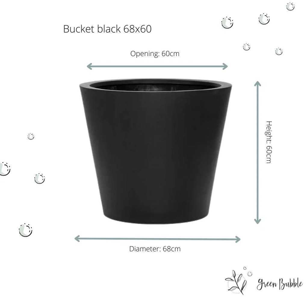 Pot Bucket Black