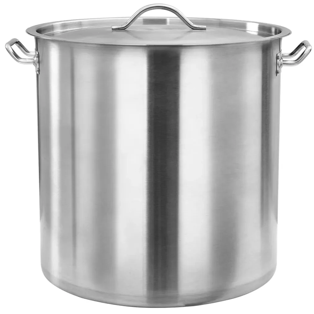 vidaXL Kookpan 71 L 45x45 cm roestvrij staal