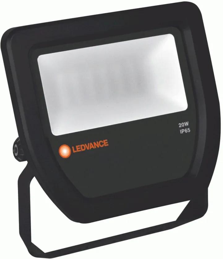 Ledvance LED Breedstraler 20W 3000K 2100lm IP65 Zwart | Vervangt 50W