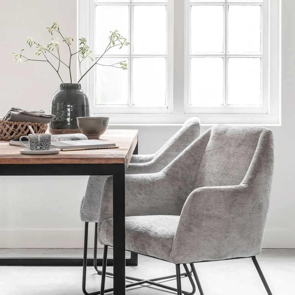 Must Living Elemental Teakhouten Eettafel 200 X 90 Cm - 200 X 90cm.
