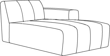 Chaise Longue Rechts Serenity 3