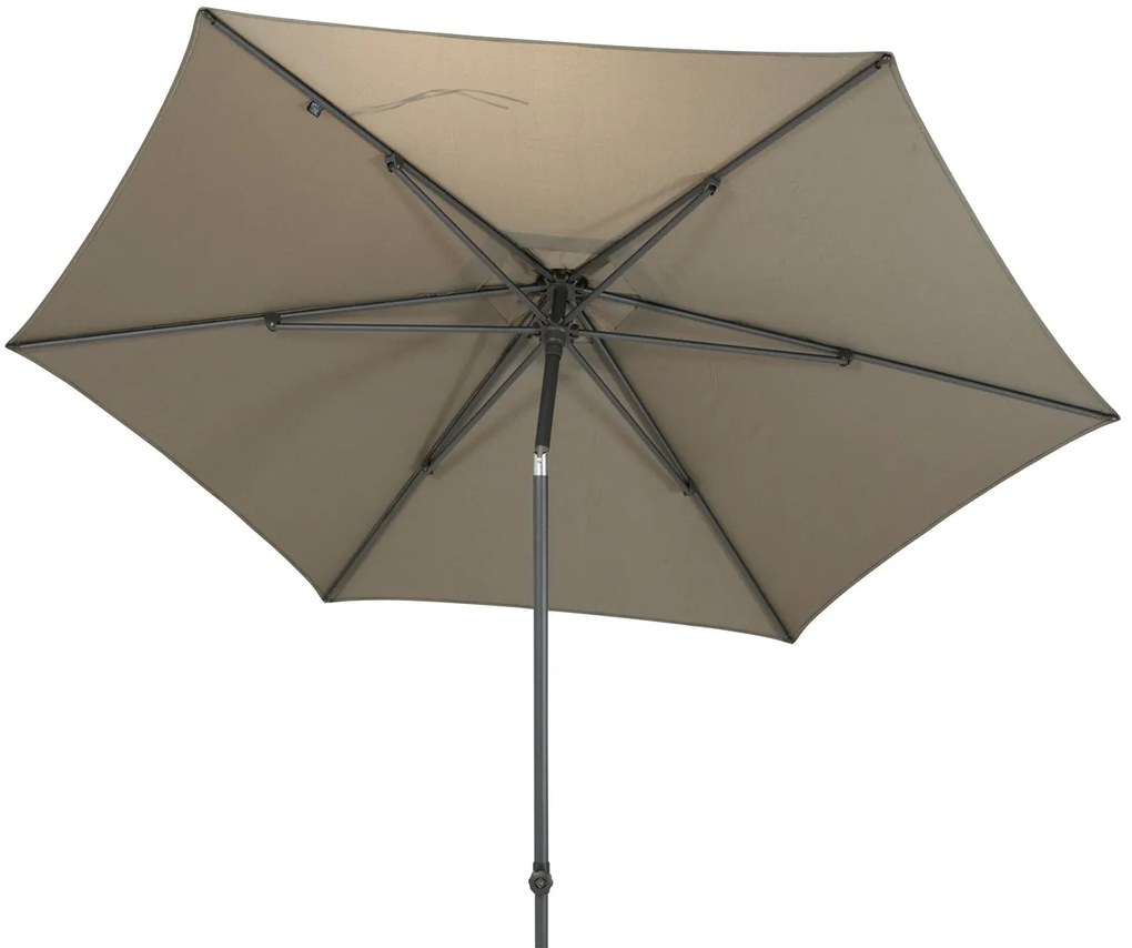 4 Seasons Outdoor | Azzurro parasol Ø 350 cm Taupe  Parasol    taupe weerbestendig