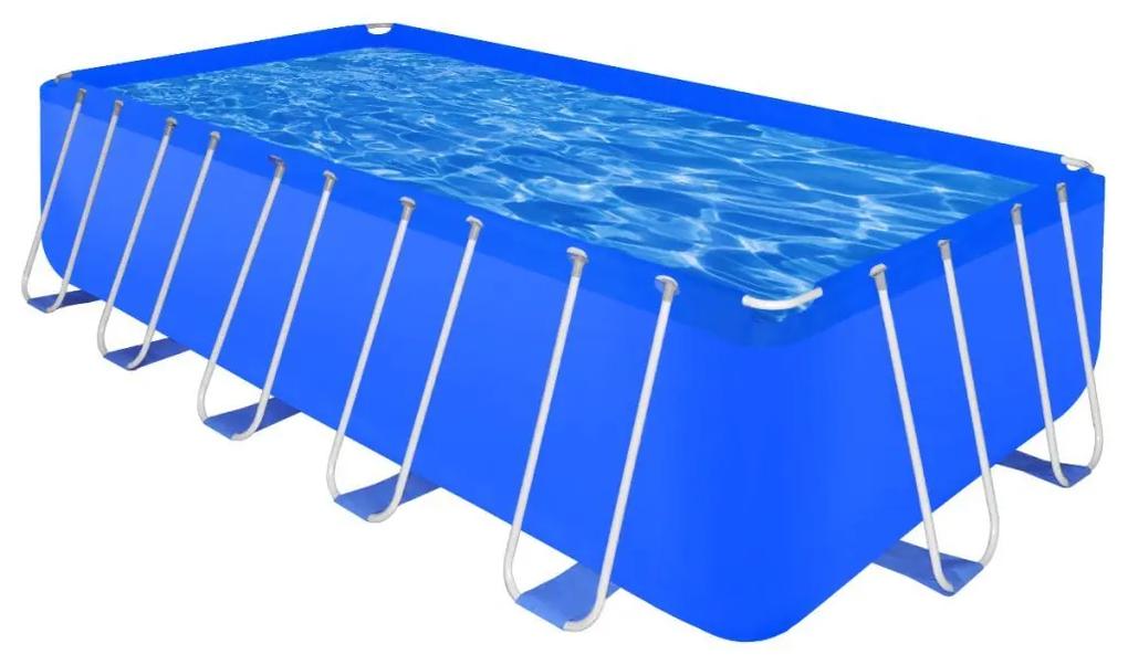 Opbouwzwembad met stalen frame rechthoekig 540 x 270 x 122 cm