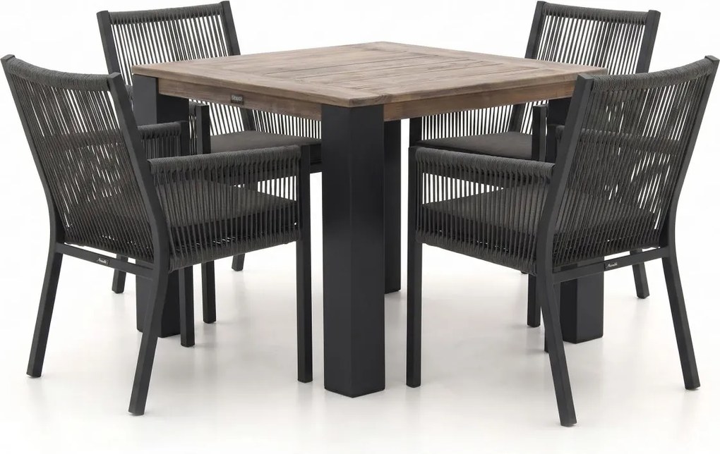+ 10% kassakorting | Diningset Manifesto  | 4 personen | Tuinset teakhout | 5-delig | Kees Smit Tuinmeubelen