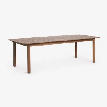 Rectangulaire Uitschuifbare Tuin Tafel 250-310x105 Cm Van Acaciahout Duala Acacia Bruin - Sklum