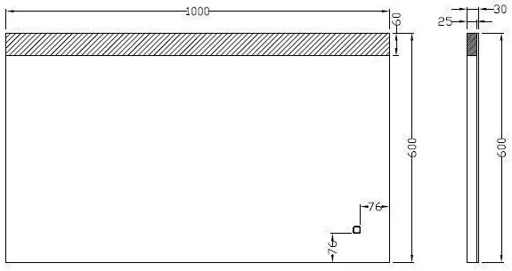 Mueller Singo LED spiegel 100x60cm met spiegelverwarming