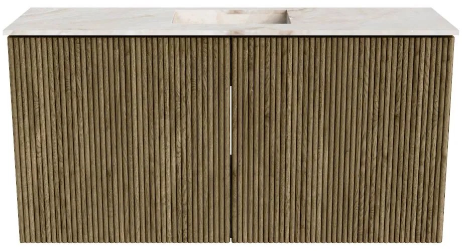 Mondiaz Joya DLux 80cm toiletmeubel dusk met wastafel faye midden zonder kraangat frappe