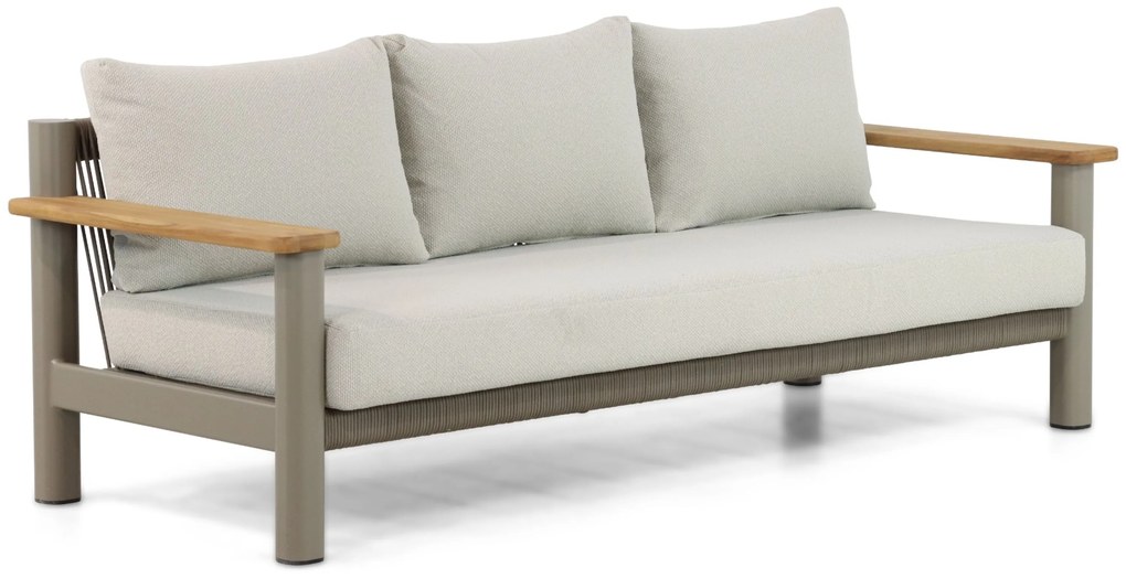Stoel en Bank Loungeset 5 personen Aluminium/Rope Taupe  Santika Furniture Santika
