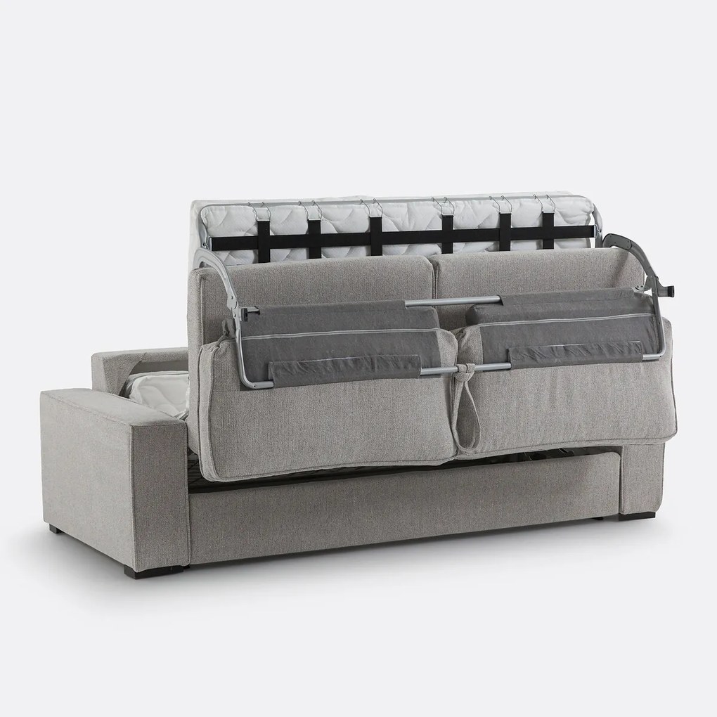 Slaapbank met structuur, 2, 3 of 4 zits, Comfort Bultex®, Cécilia