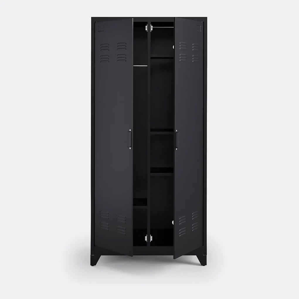 Metalen kast, 2 deuren, Hiba