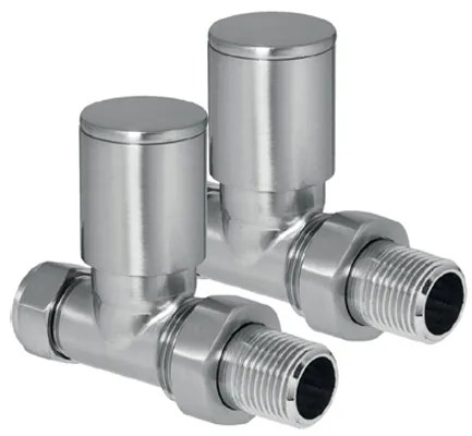 SSI Design radiatorkraan recht RVS gepolijst