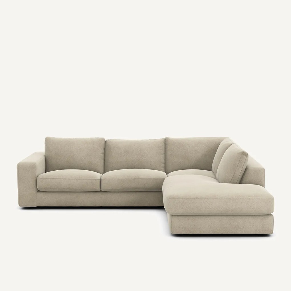 Linnen fluwelen hoekbank, SKANDER