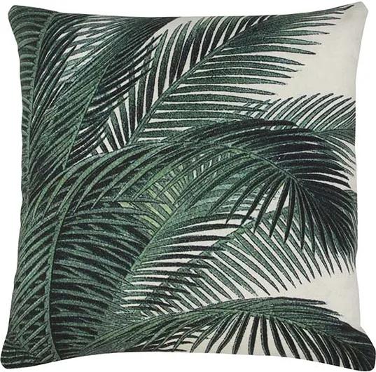 Kussen geprint palm bladeren 45x45cm