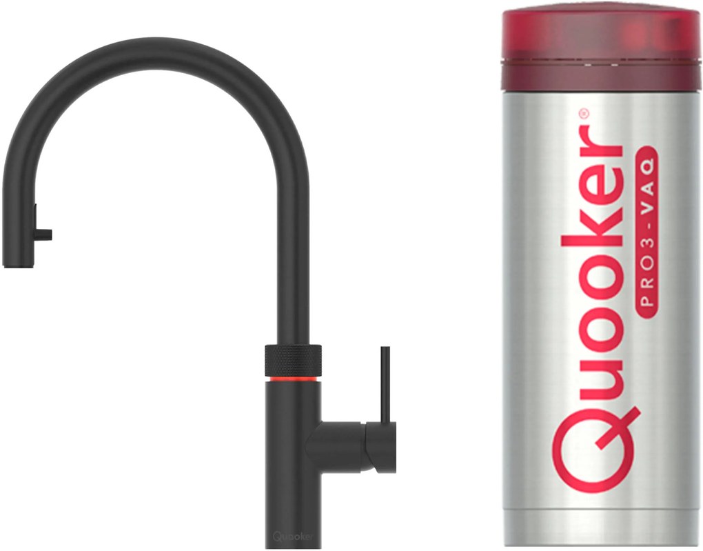 Quooker Flex met PRO3 boiler 3-in-1-kraan Zwart
