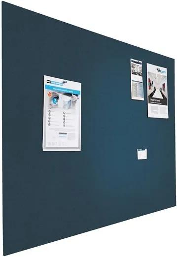 Prikbord bulletin - Zwevend - 120x180 cm - Blauw
