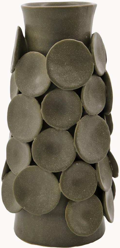 Handgemaakte keramische vaas, H 27 cm