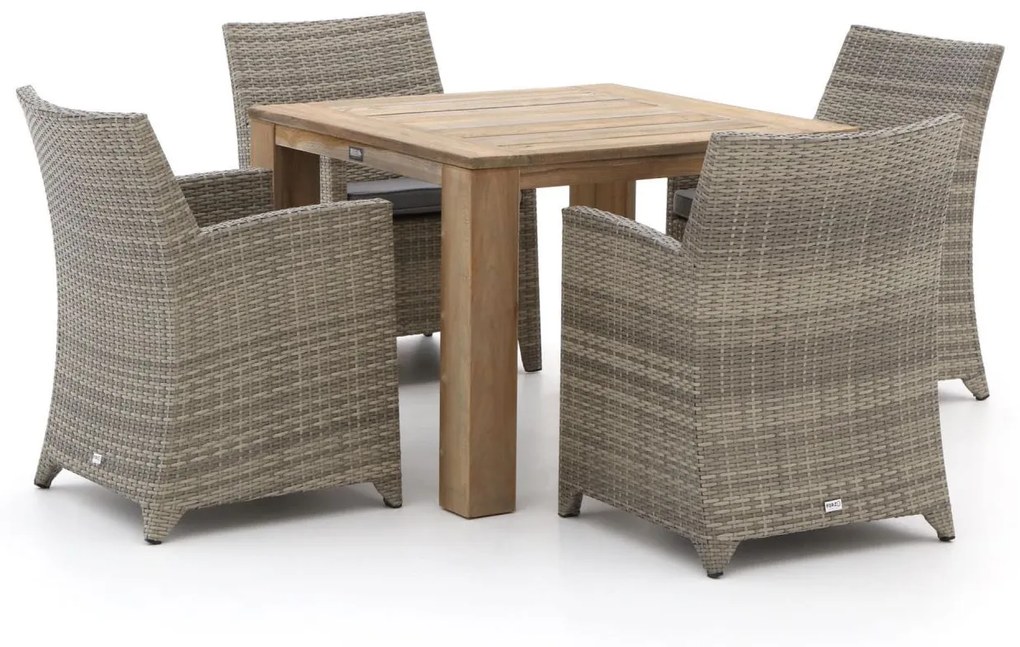 Forza Barolo/ROUGH-X 100cm dining tuinset 5-delig