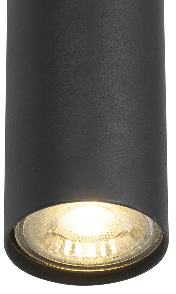 Smart hanglamp zwart incl. 5 Wifi GU10 - Jeana