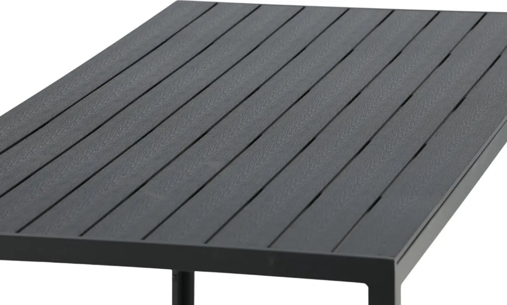 The Outsider Tuintafel - Toscane - Zwart - Alu/Polywood - 205x90 cm - The Outsider